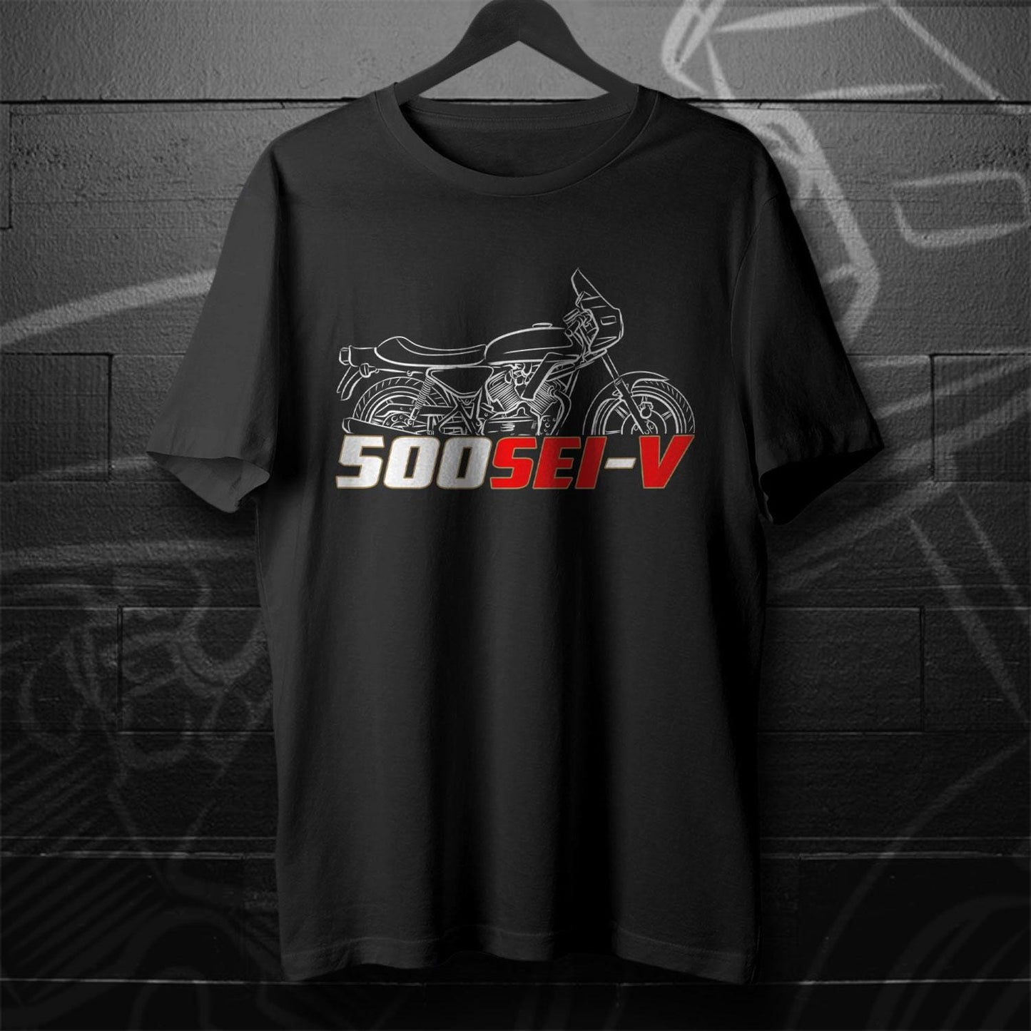 Moto Morini 500 Sei-V Inspired T-Shirt - Motorcycle Tee Shirt for Riders