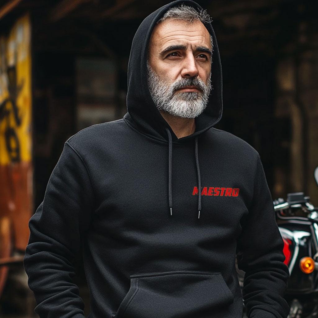 Moto Morini 500 Maestro 1980 - 1984 Inspired Hoodie - Motorcycle Sweatshirt for Riders