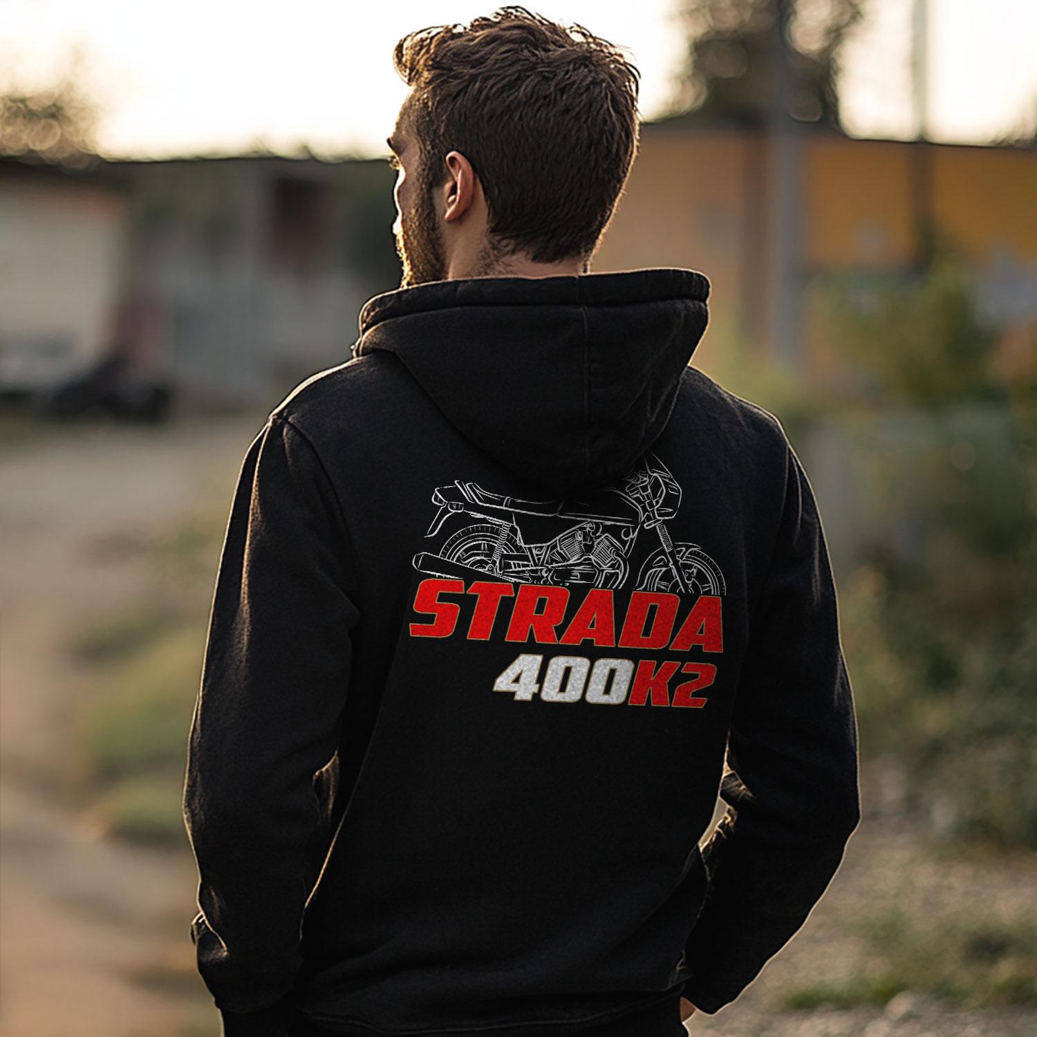 Moto Morini 400 Strada K2 1983 - 1984 Inspired Hoodie - Motorcycle Sweatshirt for Riders