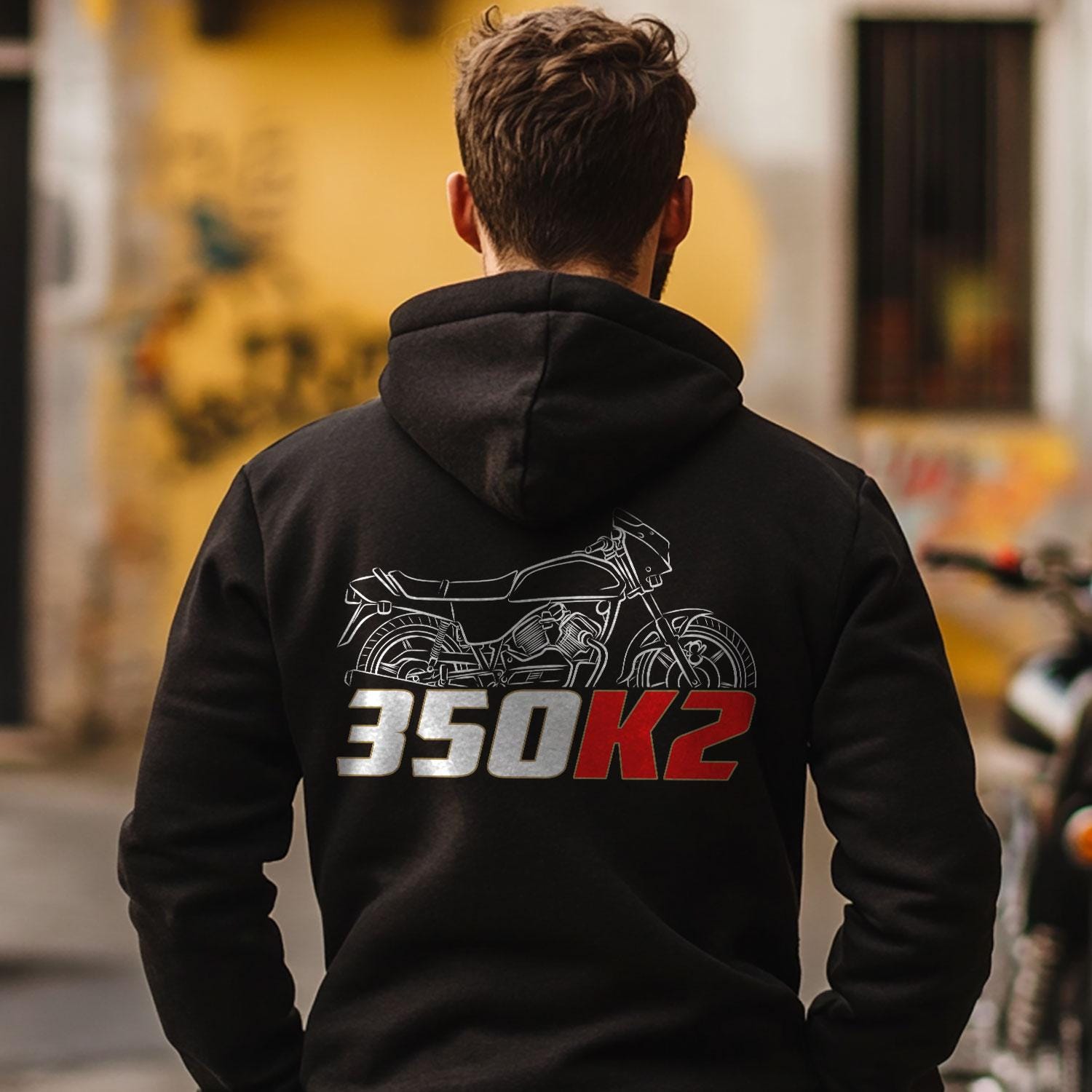 Moto Morini 350 K2 Inspired Hoodie - Motorcycle Sweatshirt for Riders