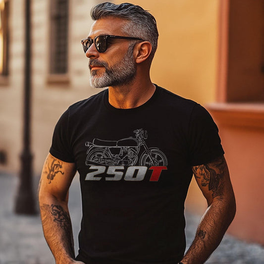 Moto Morini 250T 1977 - 1980 Inspired T-Shirt - Motorcycle Tee Shirt for Riders