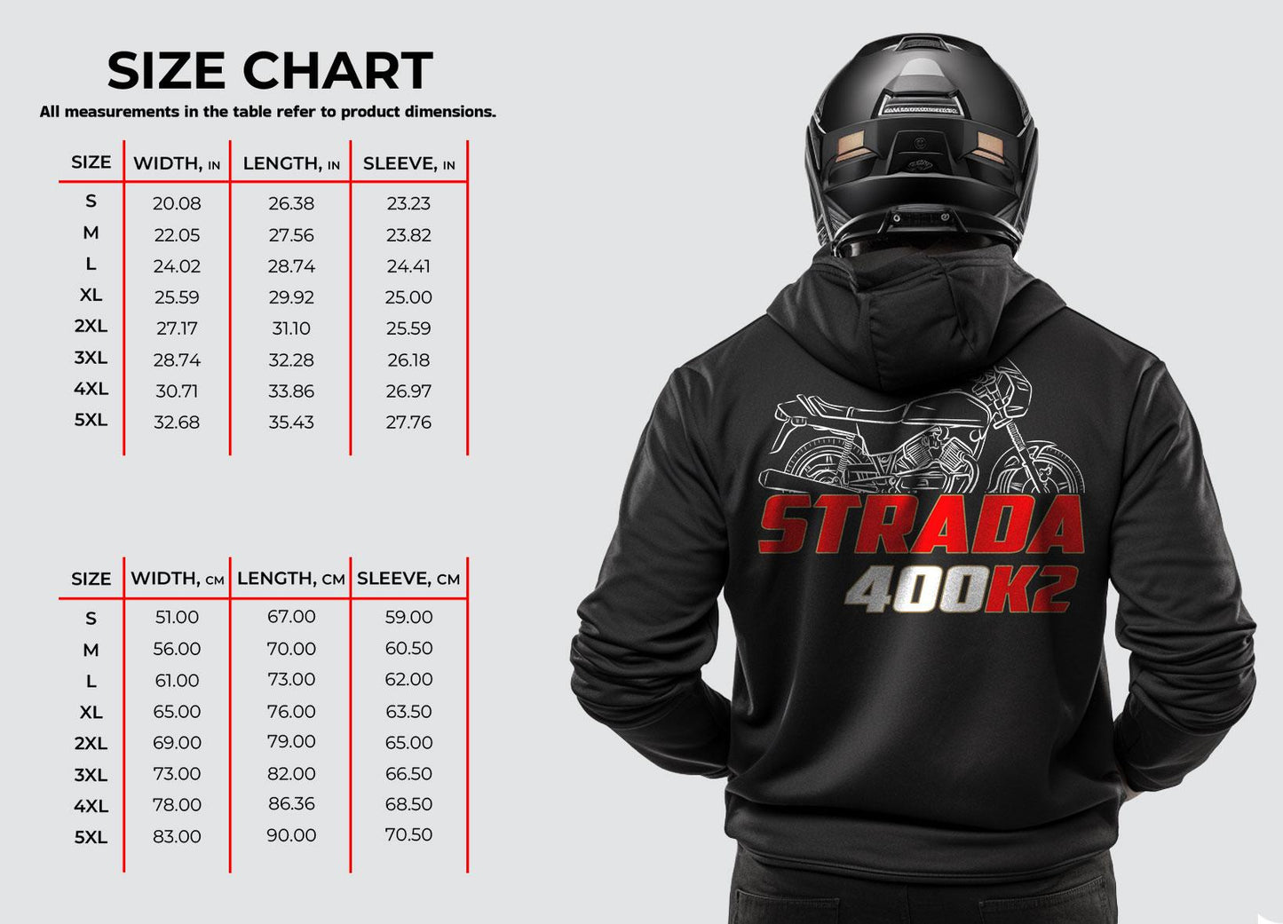 Moto Morini 400 Strada K2 1983 - 1984 Inspired Hoodie - Motorcycle Sweatshirt for Riders