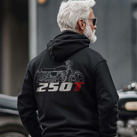 Moto Morini 250T 1977 - 1980 Inspired Hoodie - Motorcycle Sweatshirt for Riders