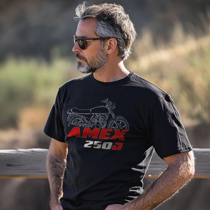 Moto Morini 250 AMEX Inspired T-Shirt - Motorcycle Tee Shirt for Riders
