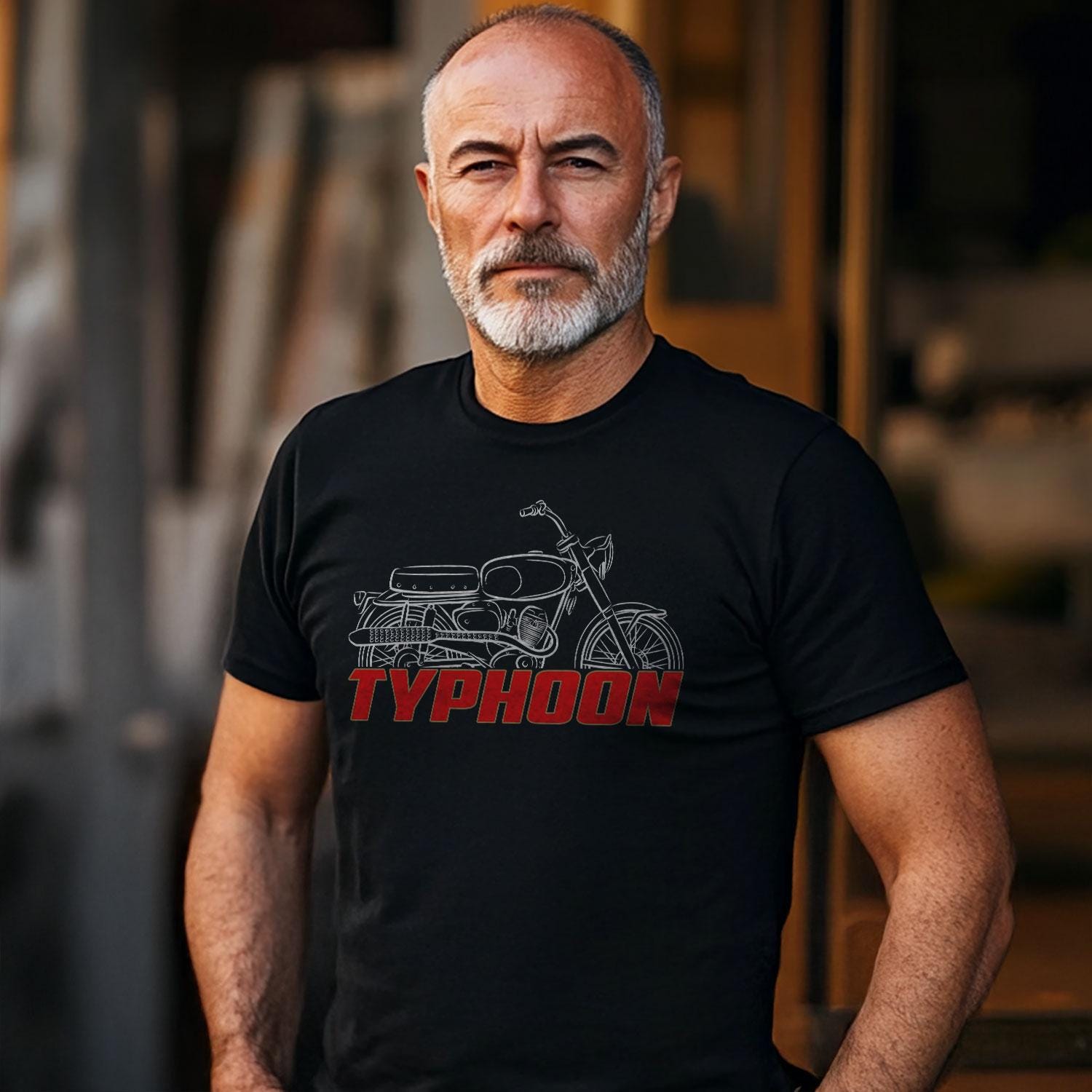 Moto Morini Typhoon Inspired T-Shirt - Motorcycle Tee Shirt for Riders