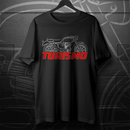 Moto Morini 175 Turismo 1954 - 1957 Inspired T-Shirt - Motorcycle Tee Shirt for Riders