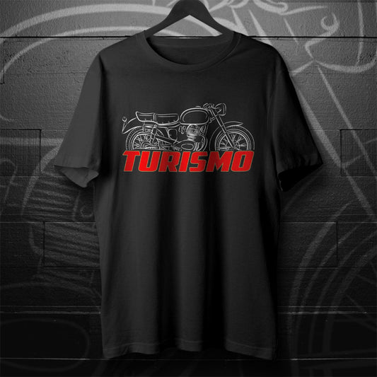 Moto Morini 175 Turismo 1954 - 1957 Inspired T-Shirt - Motorcycle Tee Shirt for Riders