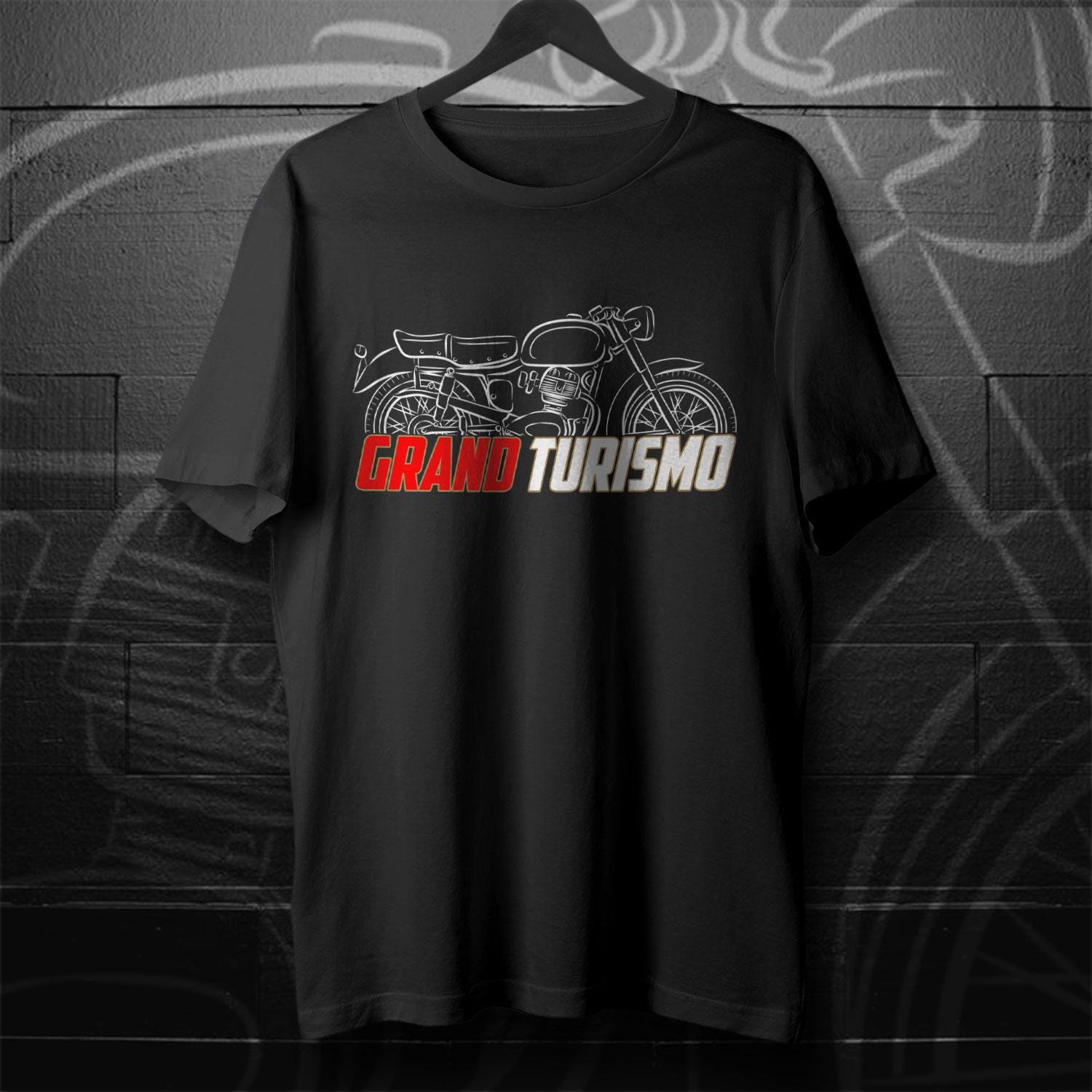 Moto Morini 175 GT 1954 - 1957 Inspired T-Shirt - Motorcycle Tee Shirt for Riders
