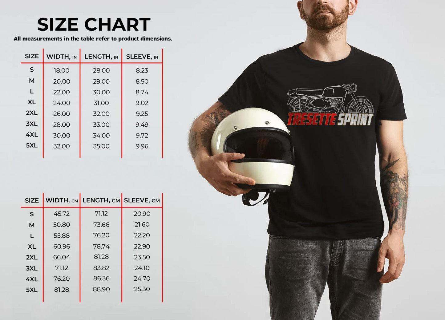 Moto Morini 175 Tresette Sprint 1958 - 1963 Inspired T-Shirt - Motorcycle Tee Shirt for Riders