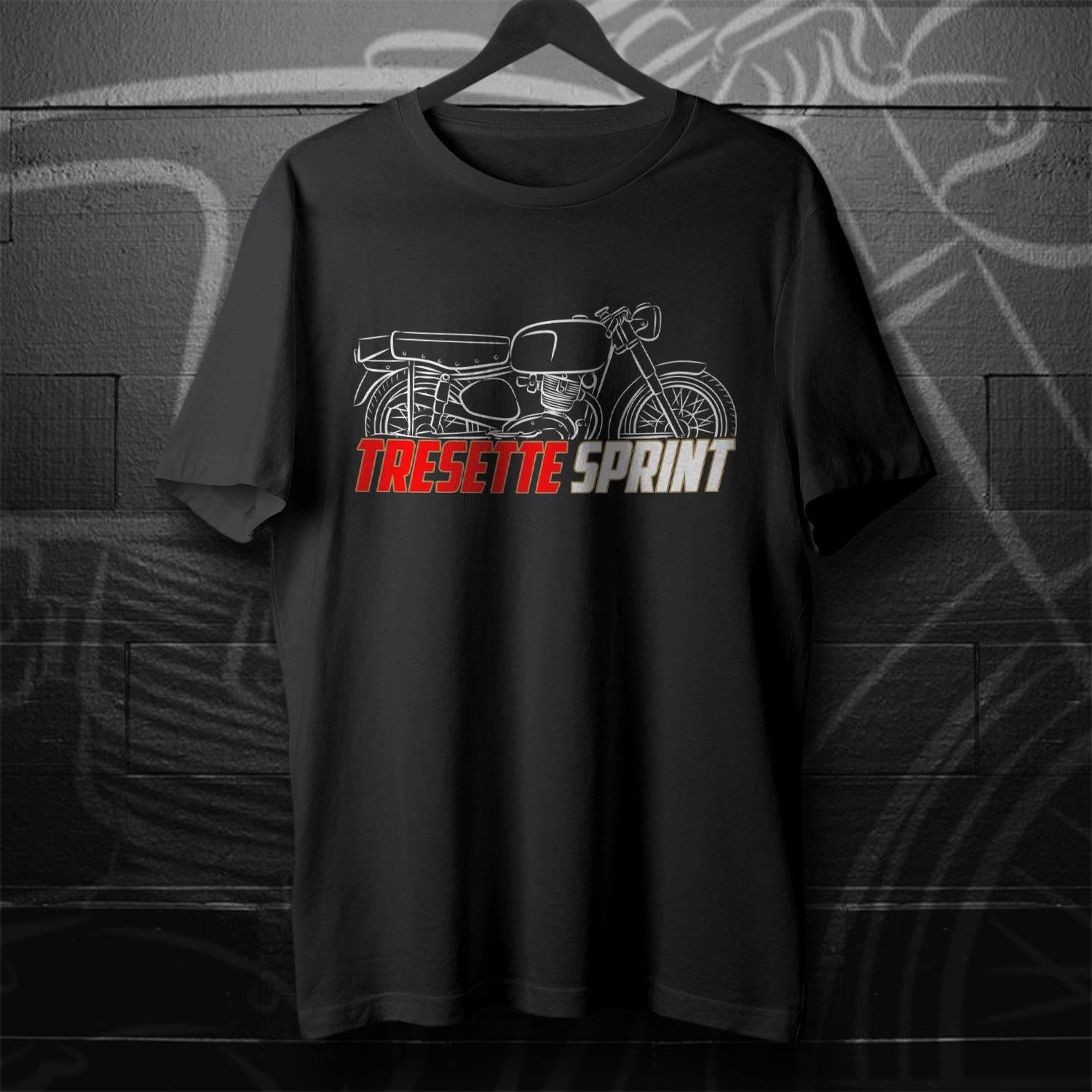 Moto Morini 175 Tresette Sprint 1958 - 1963 Inspired T-Shirt - Motorcycle Tee Shirt for Riders