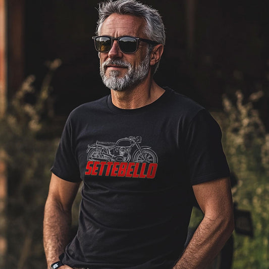Moto Morini 175 Settebello Inspired T-Shirt - Motorcycle Tee Shirt for Riders