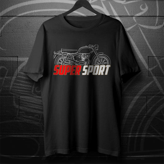 Moto Morini 175 Super Sport 1955 - 1957 Inspired T-Shirt - Motorcycle Tee Shirt for Riders