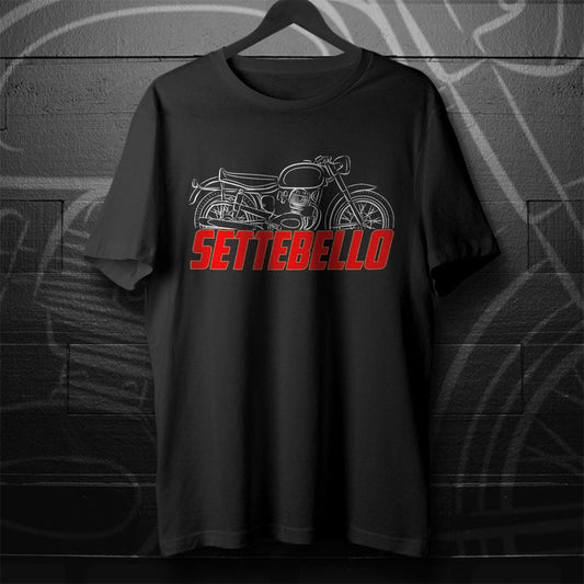 Moto Morini 175 Settebello Inspired T-Shirt - Motorcycle Tee Shirt for Riders