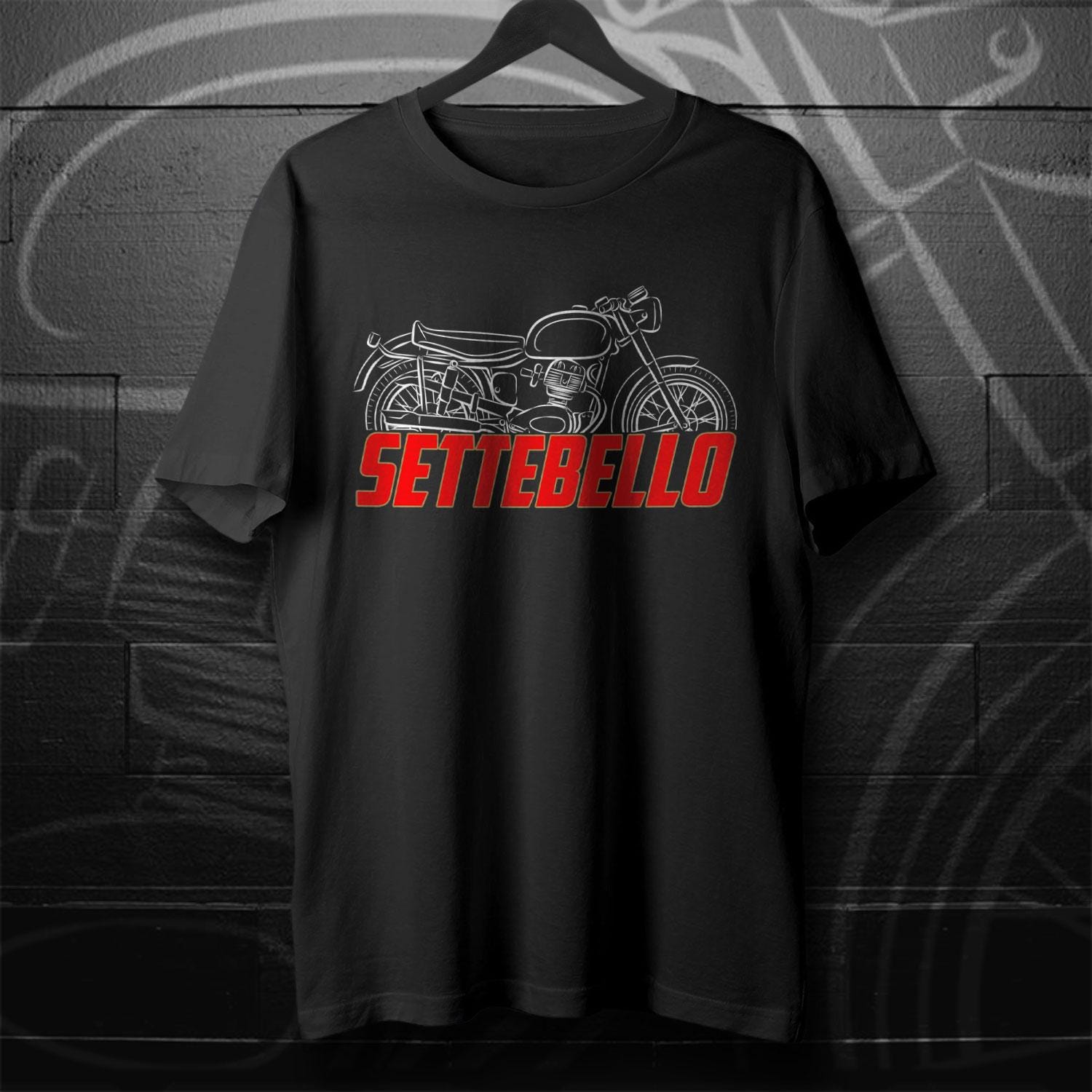 Moto Morini 175 Settebello Inspired T-Shirt - Motorcycle Tee Shirt for Riders