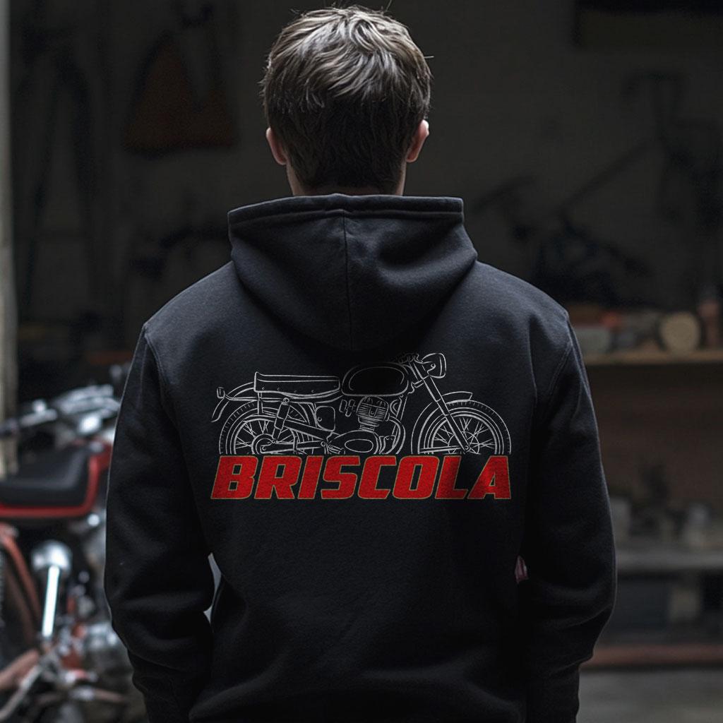 Moto Morini 175 Briscola 1956 - 1957 Inspired Hoodie - Motorcycle Sweatshirt for Riders