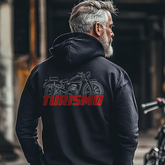 Moto Morini 125 Turismo Inspired Hoodie - Motorcycle Sweatshirt for Riders