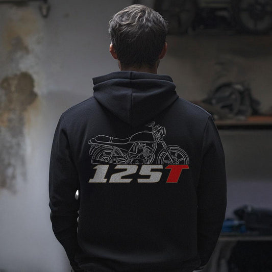 Moto Morini 125 T 1975 - 1985 Inspired Hoodie - Motorcycle Sweatshirt for Riders