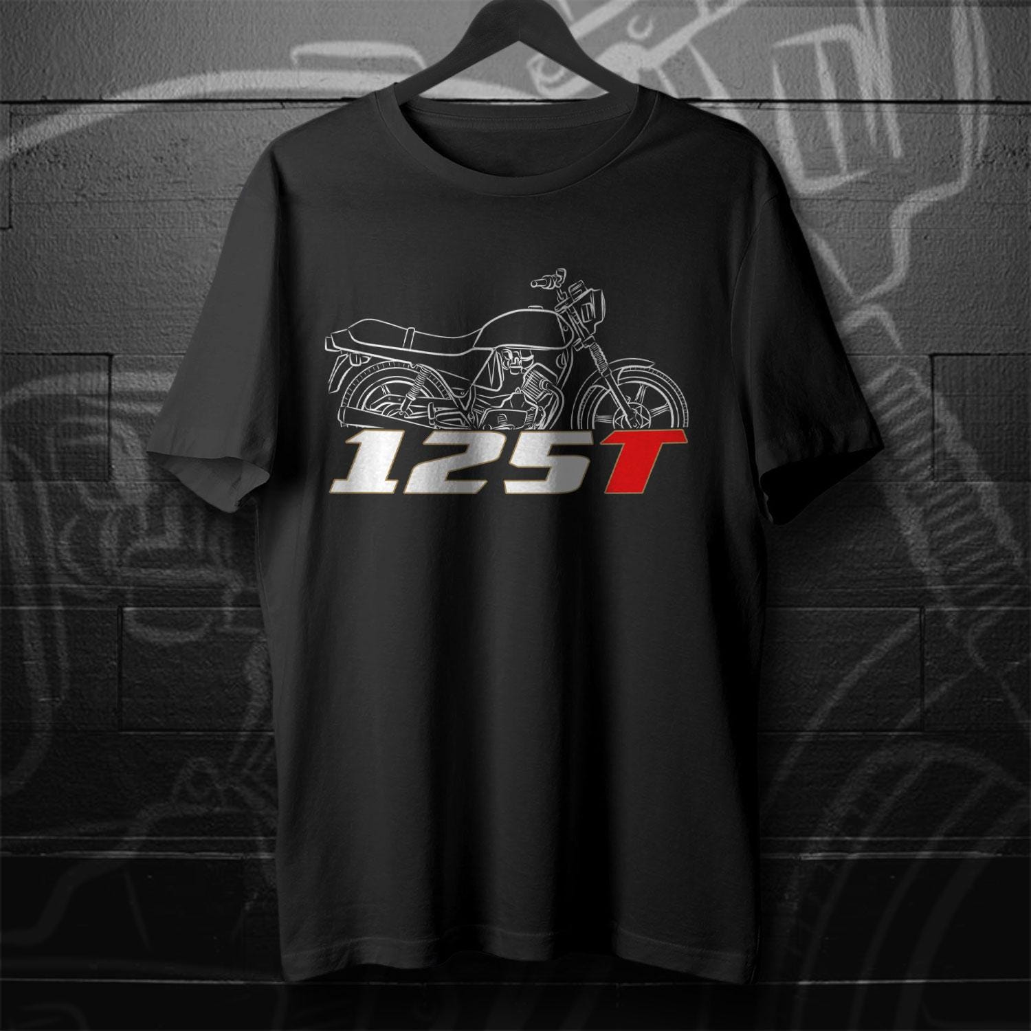 Moto Morini 125 T 1975 - 1985 Inspired T-Shirt - Motorcycle Tee Shirt for Riders