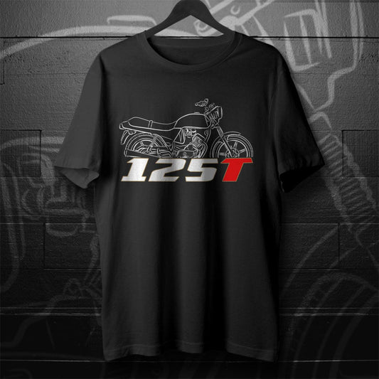 Moto Morini 125 T 1975 - 1985 Inspired T-Shirt - Motorcycle Tee Shirt for Riders
