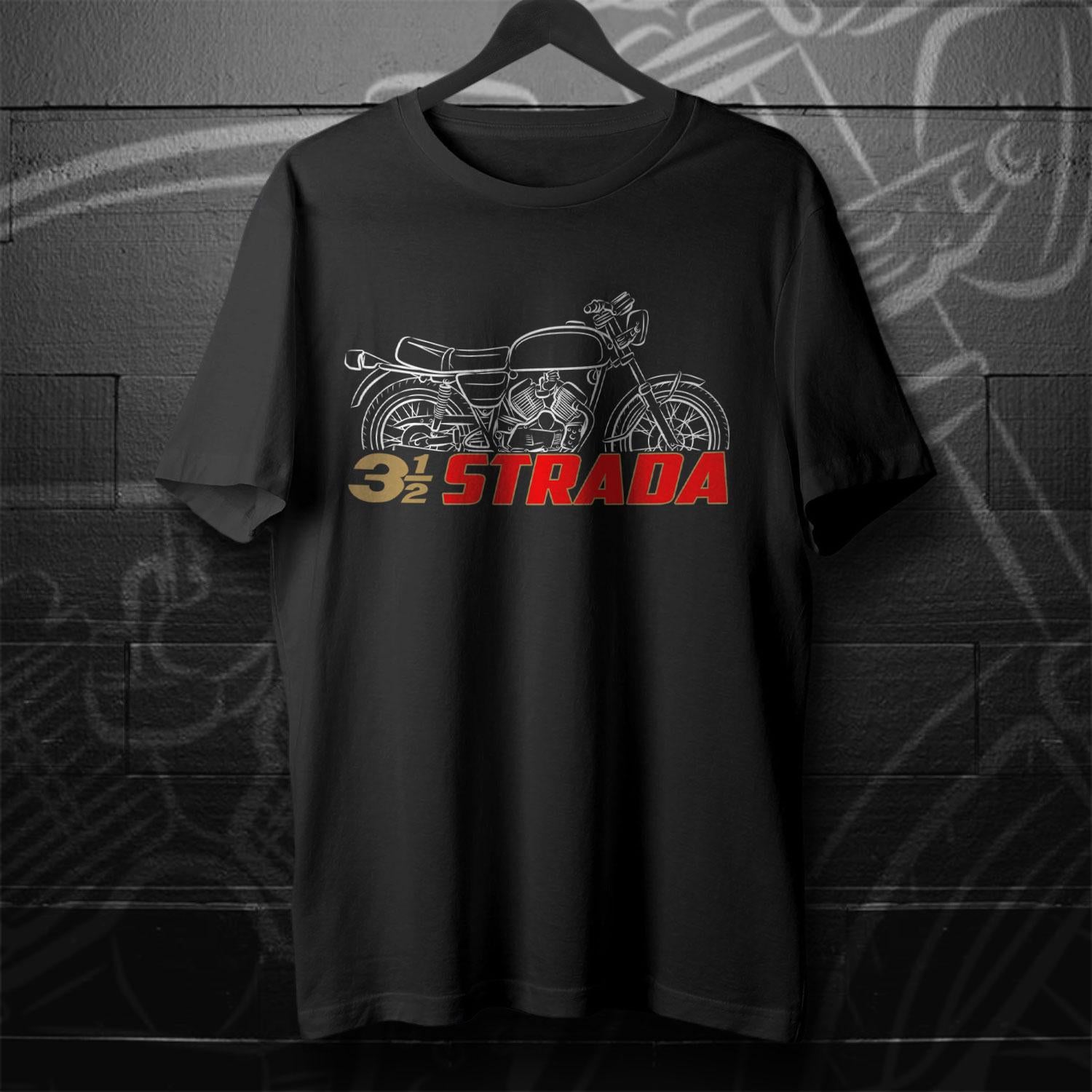 Moto Morini 3 1/2 Strada Inspired T-Shirt - Motorcycle Tee Shirt for Riders