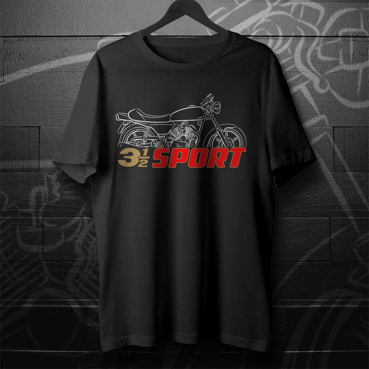Moto Morini 3 1/2 Sport K & K1 Inspired T-Shirt - Motorcycle Tee Shirt for Riders
