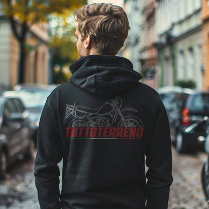 Moto Guzzi 125 TT All Terrain 1985 - 1988 Inspired Hoodie - Motorcycle Sweatshirt for Riders