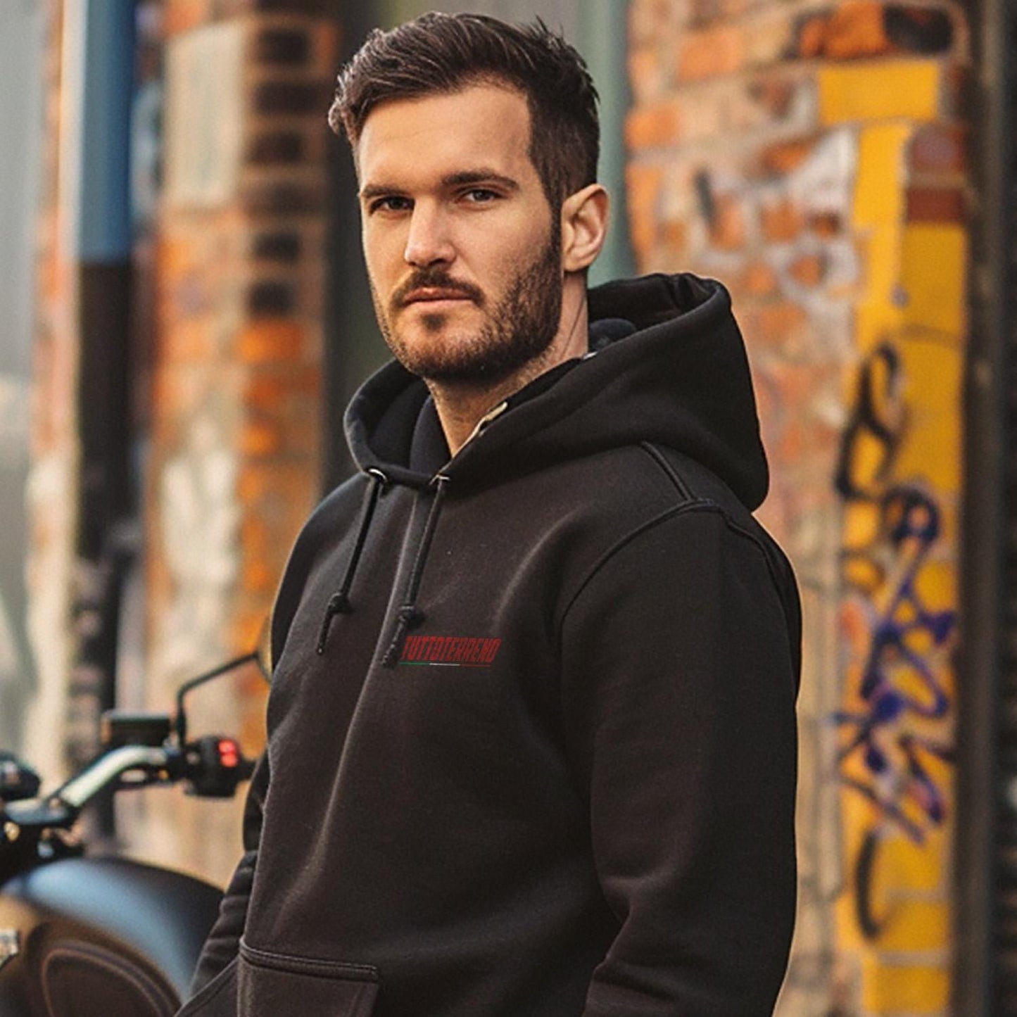 Moto Guzzi 125 TT All Terrain 1985 - 1988 Inspired Hoodie - Motorcycle Sweatshirt for Riders