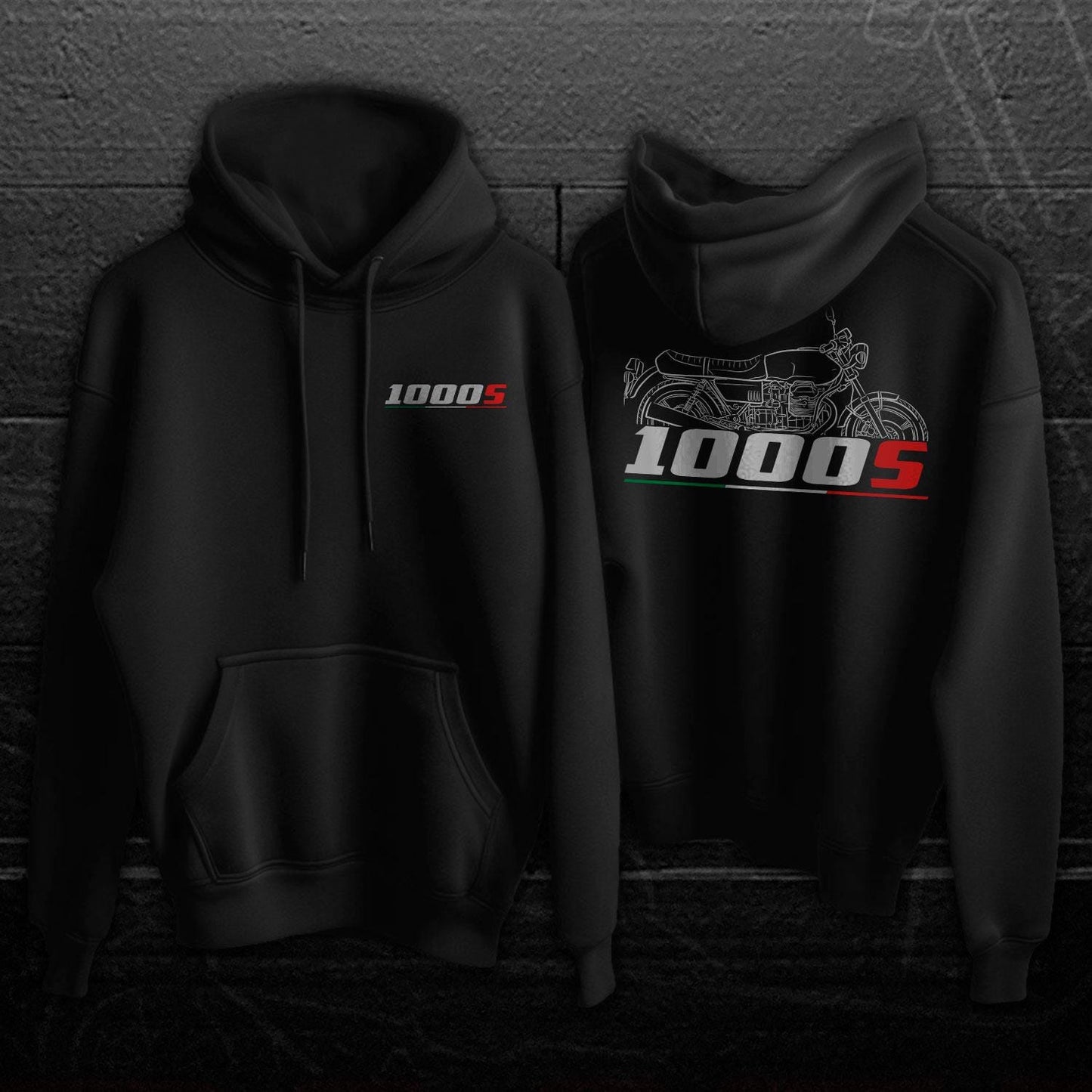 Moto Guzzi 1000 S & SE Inspired Hoodie - Motorcycle Sweatshirt for Riders