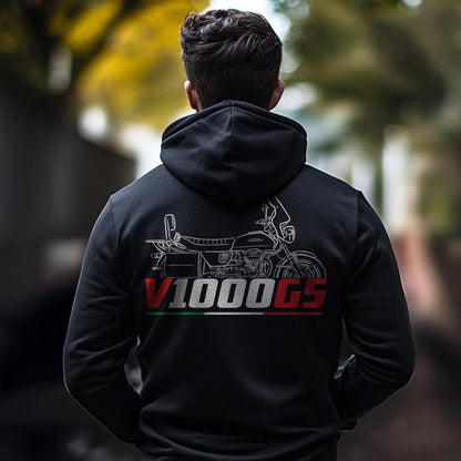 Moto Guzzi V1000 G5 1979 - 1985 Inspired Hoodie - Motorcycle Sweatshirt for Riders