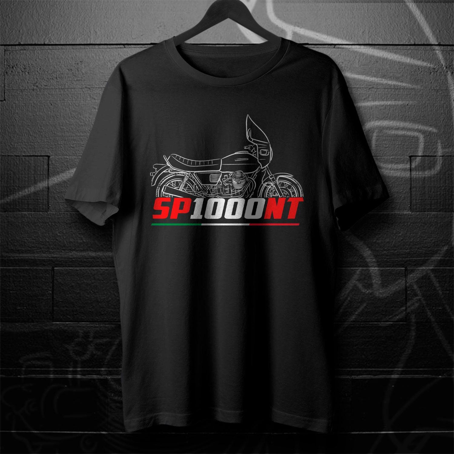Moto Guzzi SP 1000 NT 1980 - 1984 Inspired T-Shirt - Motorcycle Tee Shirt for Riders