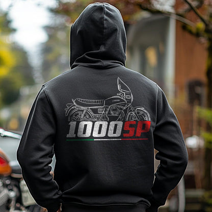 Moto Guzzi 1000 SP Inspired Hoodie - Motorcycle Sweatshirt for Riders