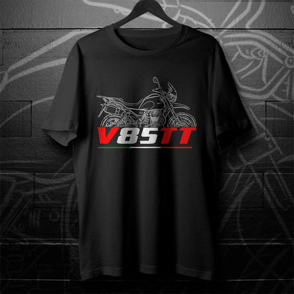 Moto Guzzi V85 TT Inspired T-Shirt - Motorcycle Tee Shirt for Riders