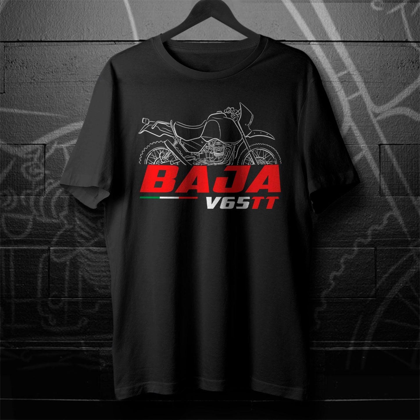 Moto Guzzi V65 TT Inspired T-Shirt - Motorcycle Tee Shirt for Riders