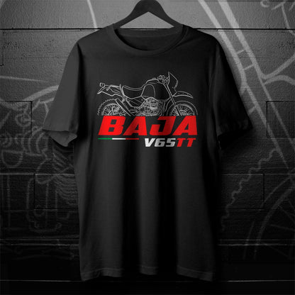 Moto Guzzi V65 TT Inspired T-Shirt - Motorcycle Tee Shirt for Riders