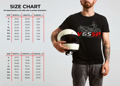 Moto Guzzi V65 SP 1983 - 1986 Inspired T-Shirt - Motorcycle Tee Shirt for Riders