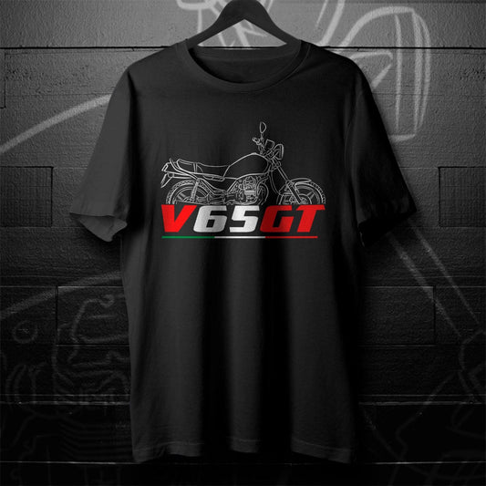 Moto Guzzi V65 GT ( Sessantacinque GT ) Inspired T-Shirt - Motorcycle Tee Shirt for Riders