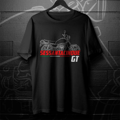 Moto Guzzi V65 GT ( Sessantacinque GT ) Inspired T-Shirt - Motorcycle Tee Shirt for Riders