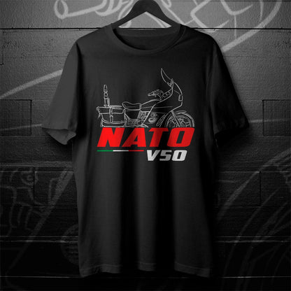 Moto Guzzi V50 NATO Inspired T-Shirt - Motorcycle Tee Shirt for Riders