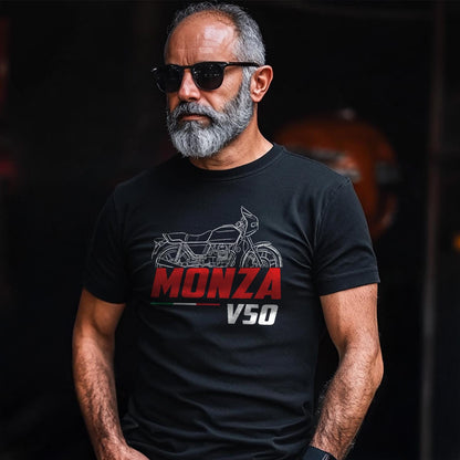 Moto Guzzi V50 Monza Inspired T-Shirt - Motorcycle Tee Shirt for Riders