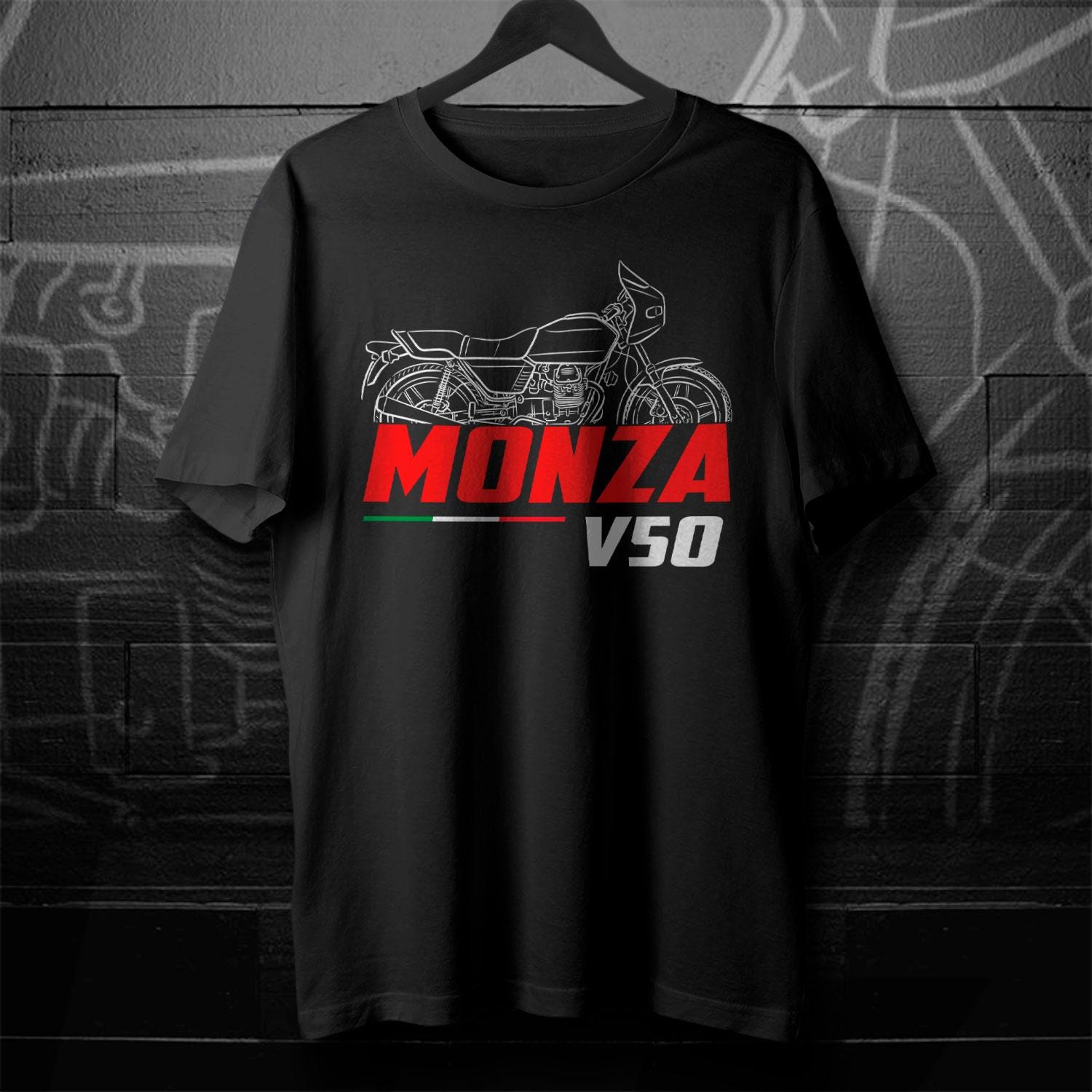 Moto Guzzi V50 Monza Inspired T-Shirt - Motorcycle Tee Shirt for Riders
