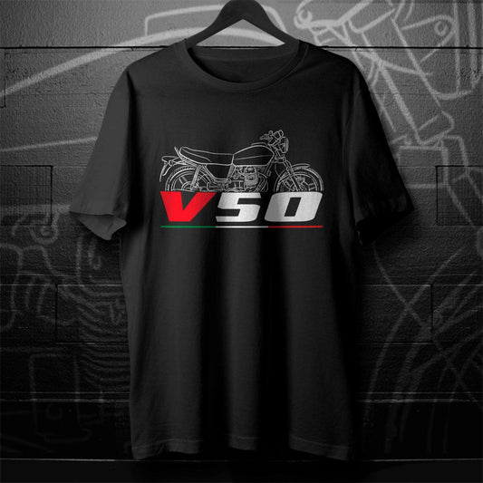 Moto Guzzi V50 Inspired T-Shirt - Motorcycle Tee Shirt for Riders