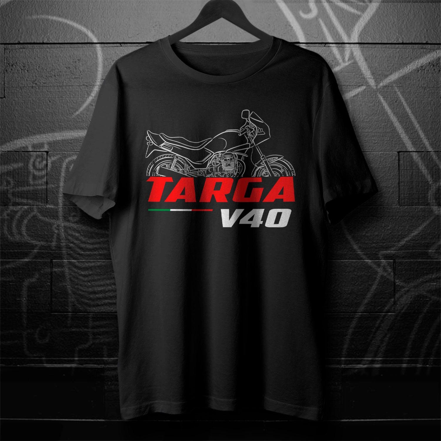 Moto Guzzi V40 Targa Inspired T-Shirt - Motorcycle Tee Shirt for Riders