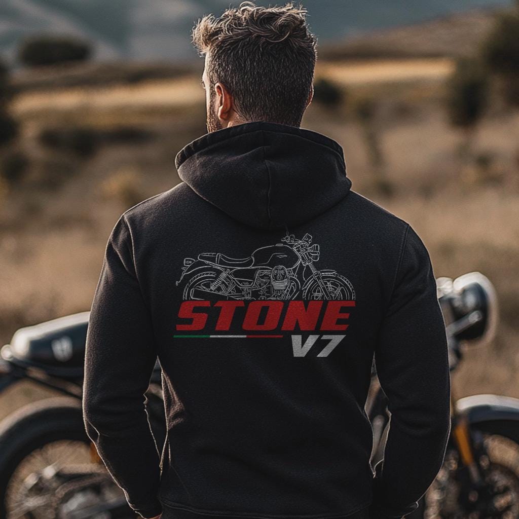 Moto Guzzi V7 III Rough | Special & Stone Inspired T-Shirt - Motorcycle Tee Shirt for Riders