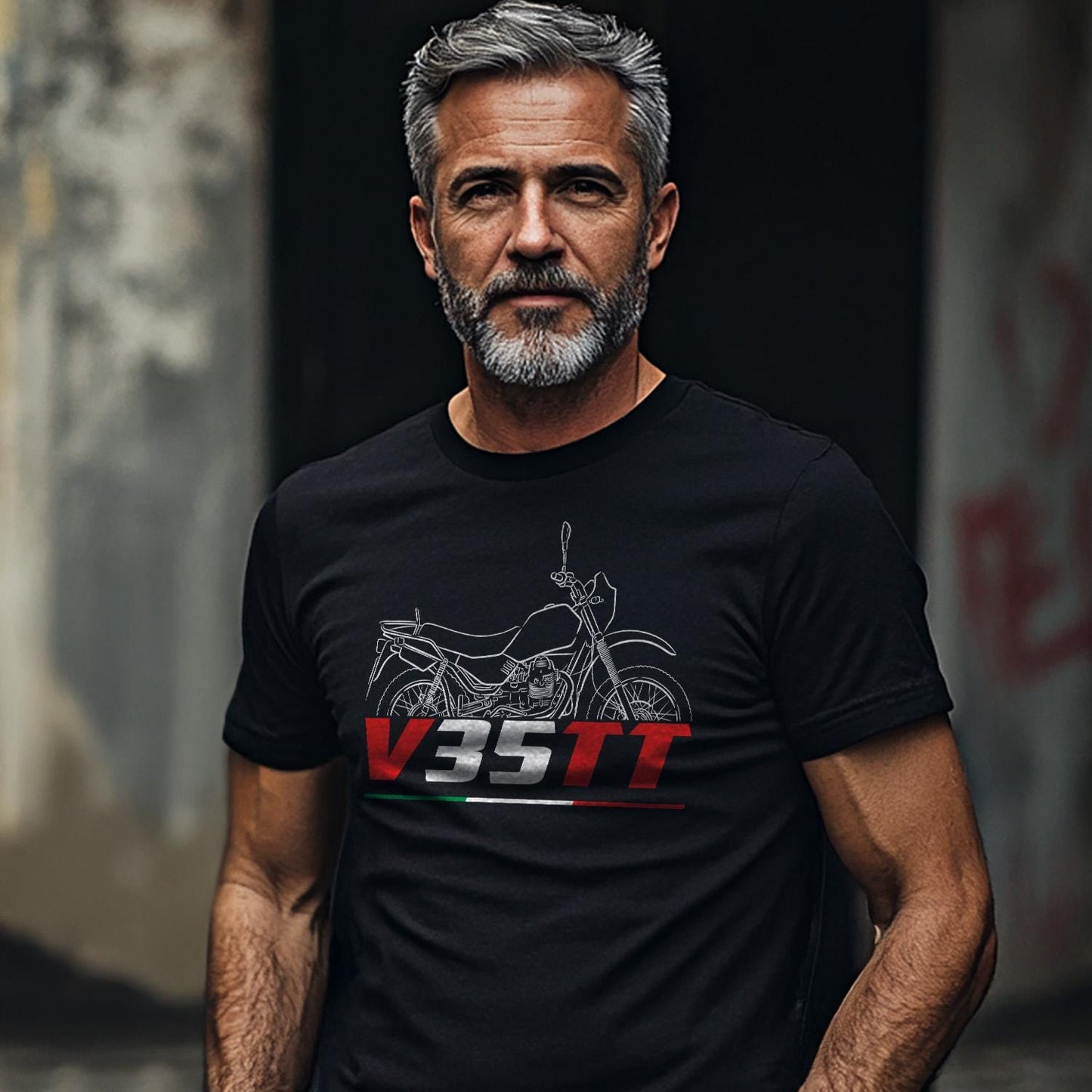 Moto Guzzi V35 TT 1984 - 1986 Inspired T-Shirt - Motorcycle Tee Shirt for Riders