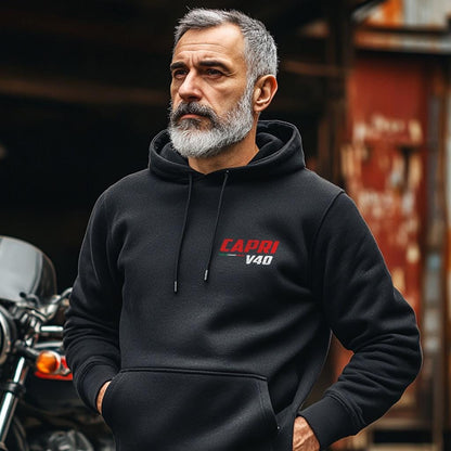 Moto Guzzi V40 Capri 1988 - 1990 Inspired Hoodie - Motorcycle Sweatshirt for Riders