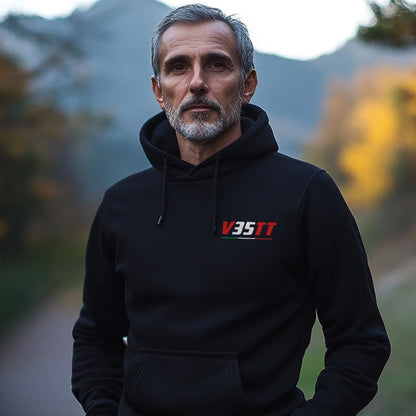 Moto Guzzi V35 TT 1984 - 1986 Inspired Hoodie - Motorcycle Sweatshirt for Riders