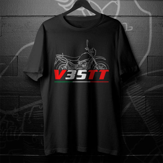 Moto Guzzi V35 TT 1984 - 1986 Inspired T-Shirt - Motorcycle Tee Shirt for Riders