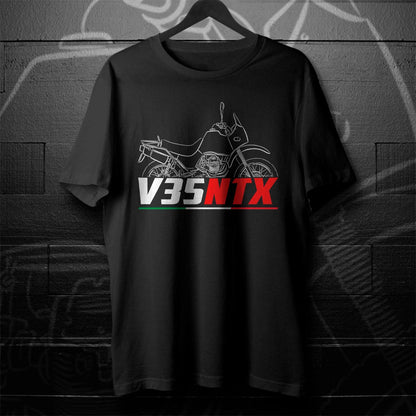 Moto Guzzi V35 NTX 1987 - 1989 Inspired T-Shirt - Motorcycle Tee Shirt for Riders