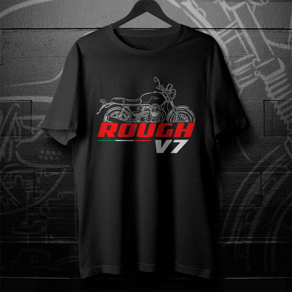 Moto Guzzi V7 III Rough | Special & Stone Inspired T-Shirt - Motorcycle Tee Shirt for Riders