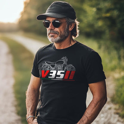 Moto Guzzi V35 II & III Inspired T-Shirt - Motorcycle Tee Shirt for Riders